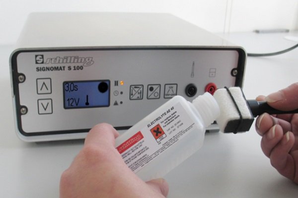 BERMA electrolytic marking