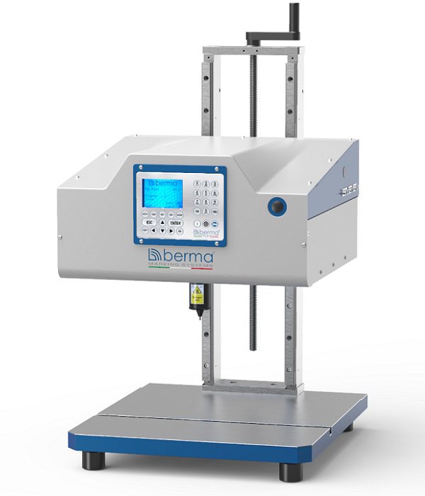 BERMA b250: The benchtop dot peen marking system: high-speed and accurate, featuring wide marking area